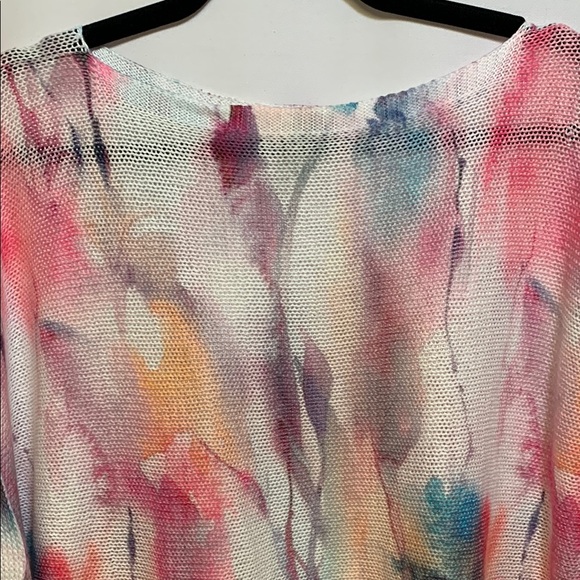 Colorful Oversized Knit Blouse - Picture 3 of 5